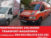 PRZEPROWADZKI TRANSPORT prywatne/firmowe przemeblowanie  694043084