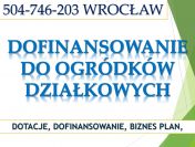 Dofinansowanie do ogródków działkowych, dotacje, ogródki działkowe